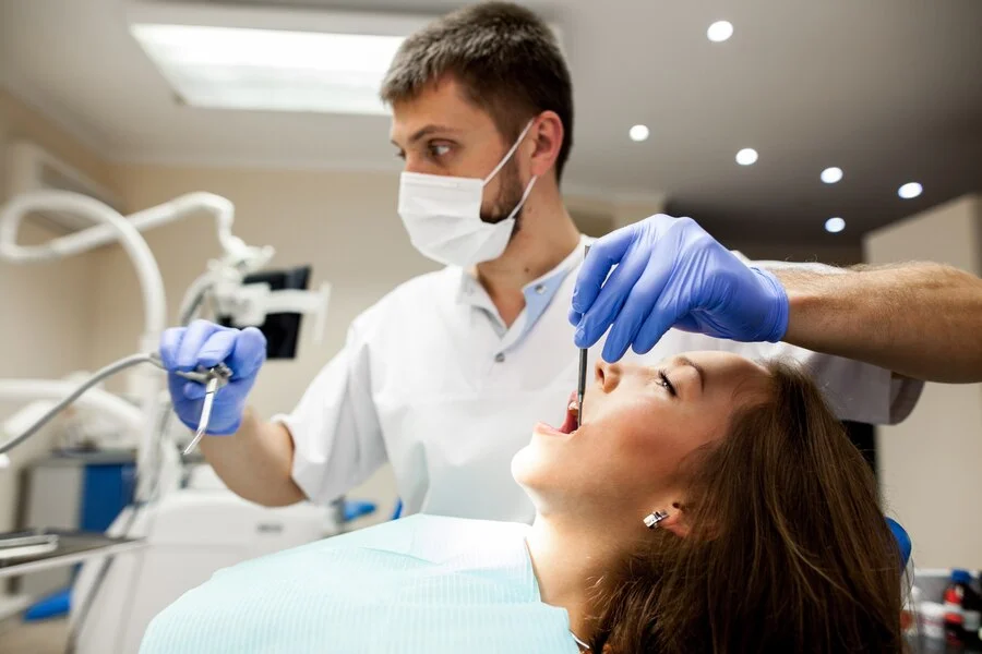 Doctor doing Root Canal Treatment